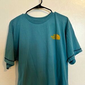 The North Face Camp Back Print Blue Short Sleeve T-Shirt